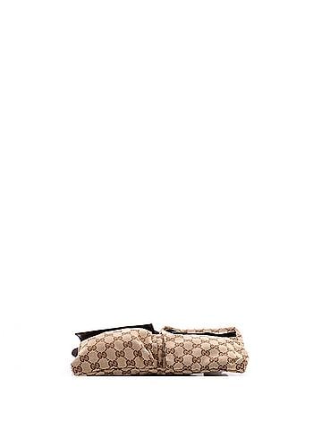 Gucci Vintage Double Belt Bag GG Canvas with Leather (view 2)