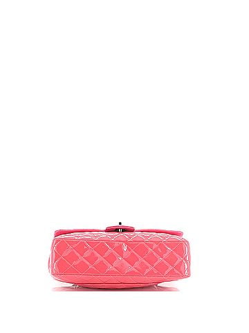 Chanel Classic Double Flap Bag Quilted Patent Medium (view 2)