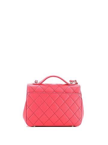 Chanel Business Affinity Flap Bag Quilted Caviar Small (view 2)
