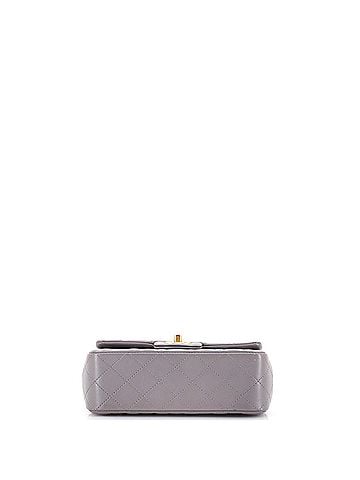 Chanel Classic Single Flap Metal Top Handle Bag Quilted Lambskin Mini (view 2)