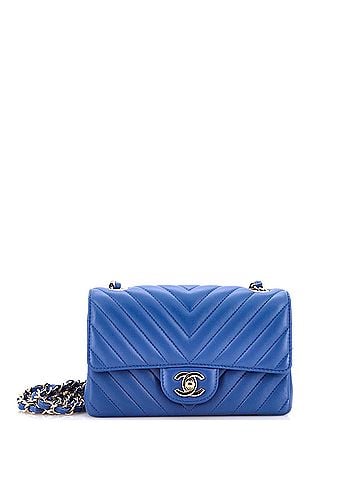 Chanel Classic Single Flap Bag Chevron Lambskin Mini (view 1)