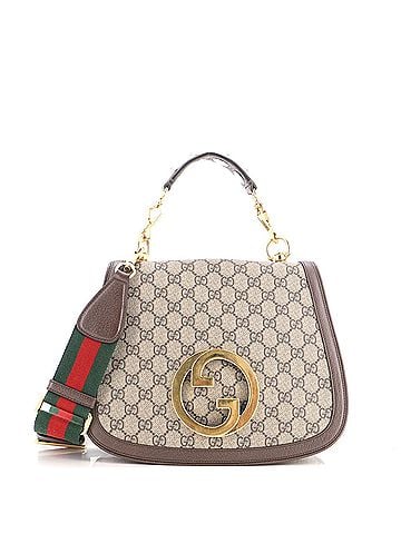 Gucci Blondie NM Top Handle Bag GG Coated Canvas Medium (view 1)