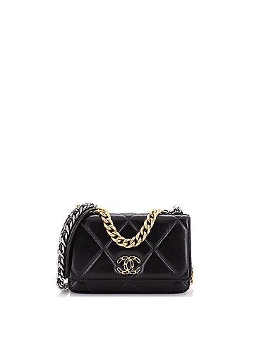 Chanel 19 Wallet on Chain Quilted Lambskin (view 1)