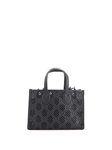 Gucci Convertible Tote GG Debossed Laser Cut Leather Small (view 2)
