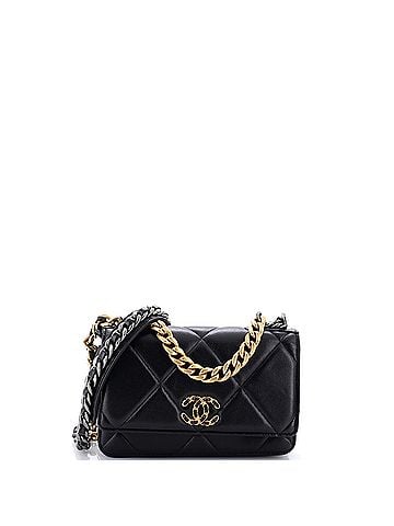 Chanel 19 Wallet on Chain Quilted Lambskin (view 1)