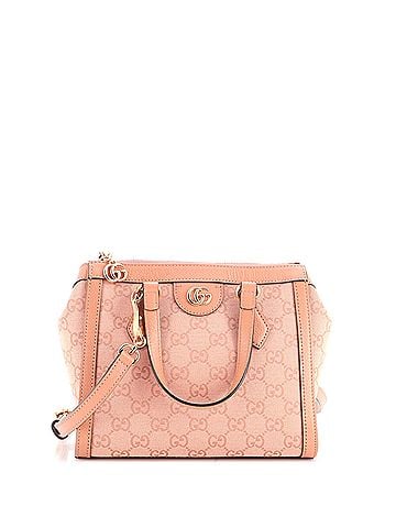 Gucci Ophidia Top Handle Tote GG Coated Canvas Small (view 1)