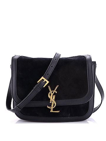 Saint Laurent Solferino Bag Suede Medium (view 1)