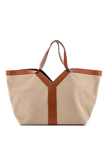 Saint Laurent Y Tote Canvas with Leather Medium (view 1)