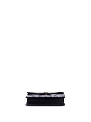 Saint Laurent Classic Monogram Wallet on Chain Matelasse Chevron Leather Small (view 2)