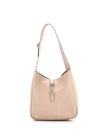 Saint Laurent Le 5 a 7 Supple Hobo Leather Small (view 1)