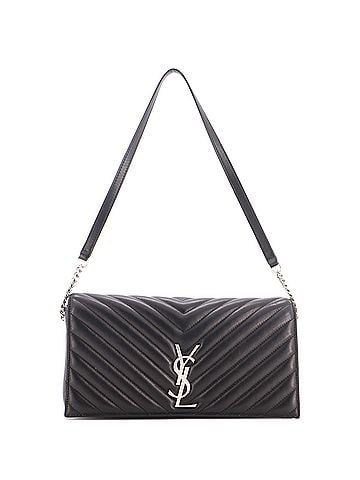 Saint Laurent Kate 99 Flap Bag Chevron Leather Medium (view 1)