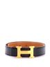 Hermès 100% Leather Black Constance Reversible Belt Leather Medium One size - photo 1