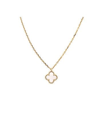Van Cleef & Arpels Sweet Alhambra Pendant Necklace 18K Yellow Gold and Mother of Pearl (view 1)