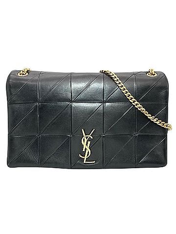 Saint Laurent Saint Laurent Jamie Chain Shoulder Bag, Lambskin, Black, Gold Hardware, Women's (view 1)