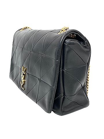 Saint Laurent Saint Laurent Jamie Chain Shoulder Bag, Lambskin, Black, Gold Hardware, Women's (view 2)