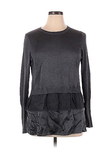 Etcetera Etcetera Long Sleeve Silk Top (view 1)