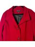 INC International Concepts 52% Wool 44% Polyester 4% Other 100% Polyester Solid Red Coat Size XXL - photo 3