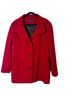 INC International Concepts 52% Wool 44% Polyester 4% Other 100% Polyester Solid Red Coat Size XXL - photo 1