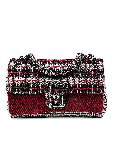 Chanel Medium CC Tweed Multi Print Double Flap (view 1)