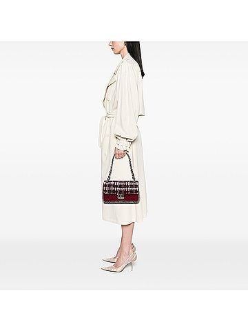 Chanel Medium CC Tweed Multi Print Double Flap (view 2)