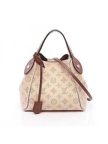 Louis Vuitton Louis Vuitton Hina PM Mahina Cream 2-Way Handbag, Leather, Women's, Ivory/Brown, M51950 (view 1)