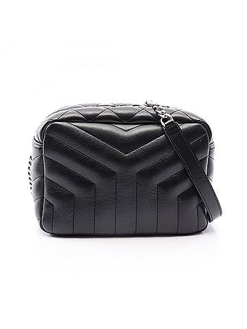 Saint Laurent Yves Saint Laurent Saint Laurent Paris Loulou Shoulder Bag/Handbag, Leather, Women's, Black, 574102 (view 1)