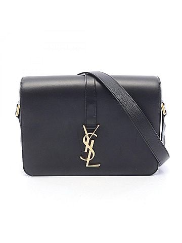 Saint Laurent Yves Saint Laurent Saint Laurent Paris Universite Shoulder Bag/Handbag, Leather, Women's, Black, 357403 (view 1)