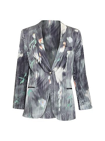 Giorgio Armani Giorgio Armani Silk Abstract Blazer (view 1)