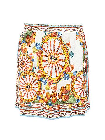 Dolce & Gabbana Dolce Gabbana Print Jacquard Mini Skirt (view 1)