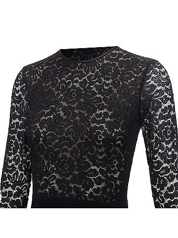 Michael Kors Michael Kors Collection Lace Overlay Gown (view 2)