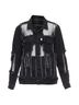OFF-WHITE 100% Denim Black Off White Denim Mesh Panel Jacket Size XS - photo 1
