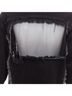 OFF-WHITE 100% Denim Black Off White Denim Mesh Panel Jacket Size XS - photo 6