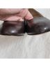 Andrea Carrano 100% Leather Brown Heels Size EU 41 - photo 5