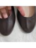 Andrea Carrano 100% Leather Brown Heels Size EU 41 - photo 4