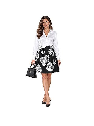 White House Black Market Casual Skirt (view 1)