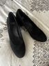 Eileen Fisher 100% Suede Solid Black Heels Size 7 1/2 - photo 7