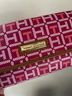 Tommy Hilfiger 100% Leather Graphic Multi Color Pink White Wallet One size - photo 4