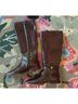Tory Burch 100% Leather Brown Boots Size 7 - photo 8