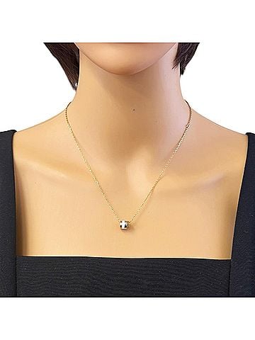 Boucheron Boucheron Quatre Whites Necklace, 18K Yellow Gold Diamond Necklace for Women (view 2)