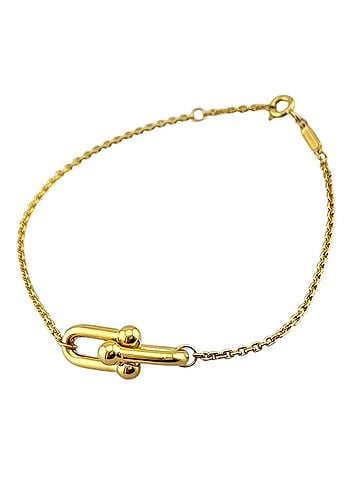 Tiffany & Co. Tiffany HardWear Double Link Bracelet, 18K Yellow Gold, Women's, TIFFANY&amp;Co. (view 1)