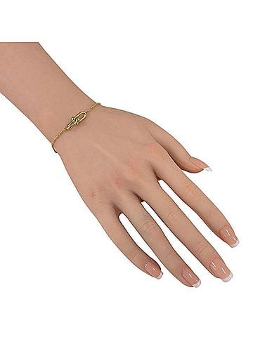Tiffany & Co. Tiffany HardWear Double Link Bracelet, 18K Yellow Gold, Women's, TIFFANY&amp;Co. (view 2)
