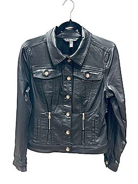 White House Black Market Faux Leather Jacket (view 1)