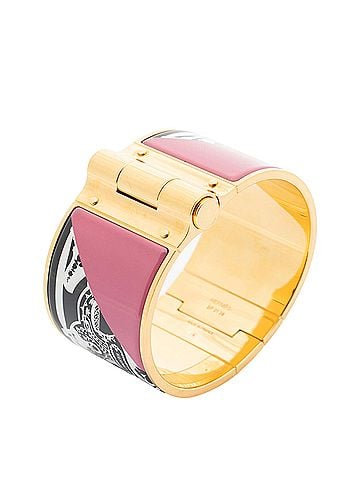 Hermes Leather Goods Extra Wide Charniere Bracelet (view 1)
