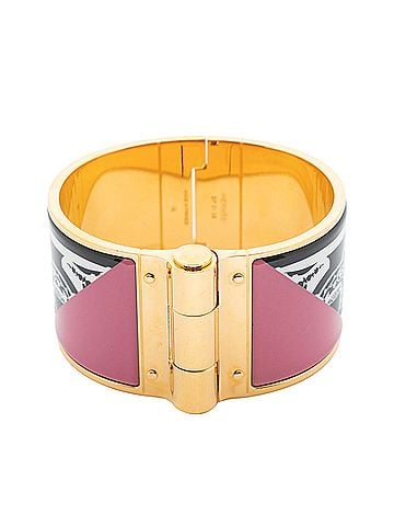 Hermes Leather Goods Extra Wide Charniere Bracelet (view 2)