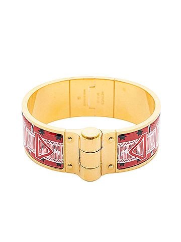 Hermes Leather Goods Wide Charniere Bracelet (view 2)