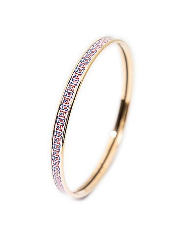 Hermes Leather Goods Enamel Bangle TPM (view 1)