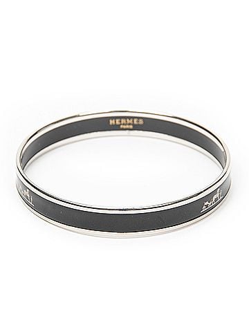 Hermes Leather Goods Enamel Bangle PM (view 2)