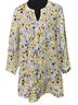 J.Jill 100% Linen Floral Multi Color Button-Down Shirt Size XS - photo 1
