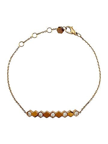 Chaumet Chaumet B. de Bracelet, 18K Pink Gold, 0.19ct Diamond, Women's. (view 1)