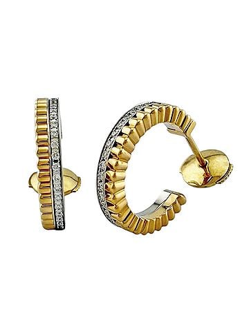Boucheron Boucheron Quatre Radiant Hoop Earrings, 18K Yellow Gold, Diamond, Women's. (view 1)